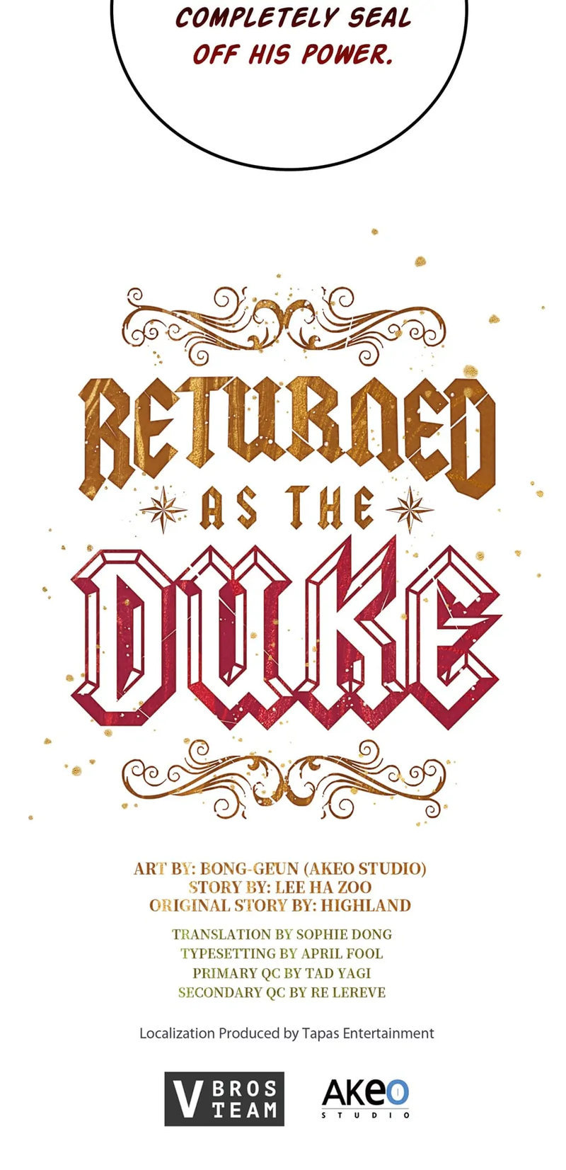 I Regressed As The Duke - Chapter 85 Page 75