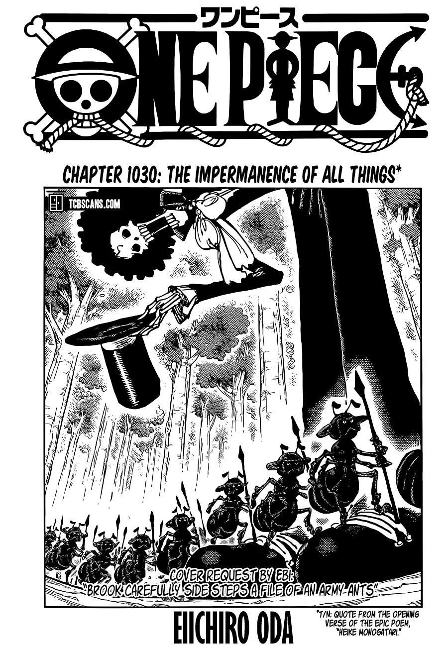 One Piece - Chapter 1030 Page 1