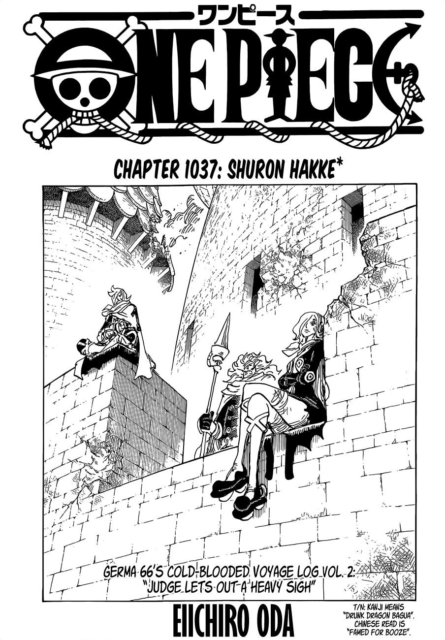 One Piece - Chapter 1037 Page 1