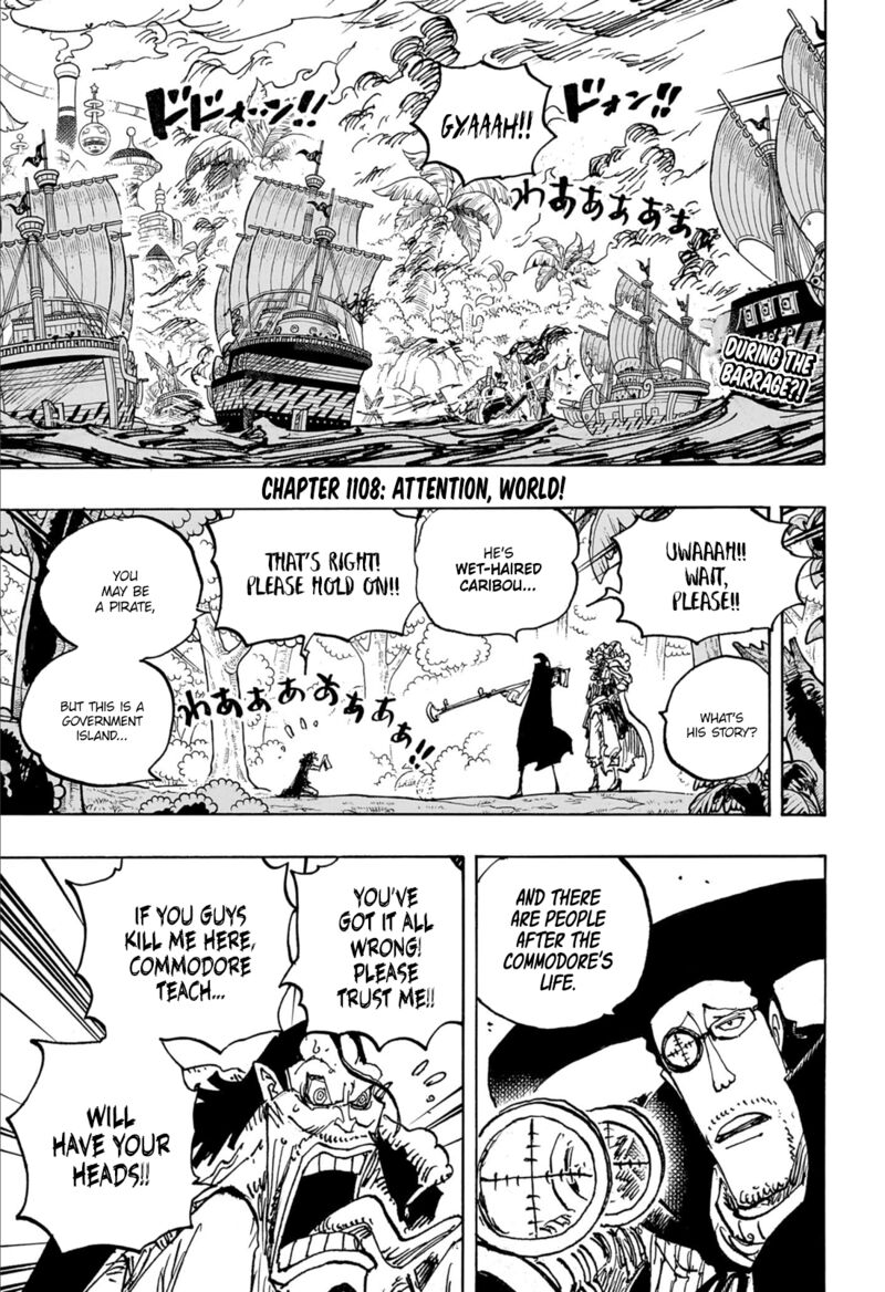 One Piece - Chapter 1108 Page 3