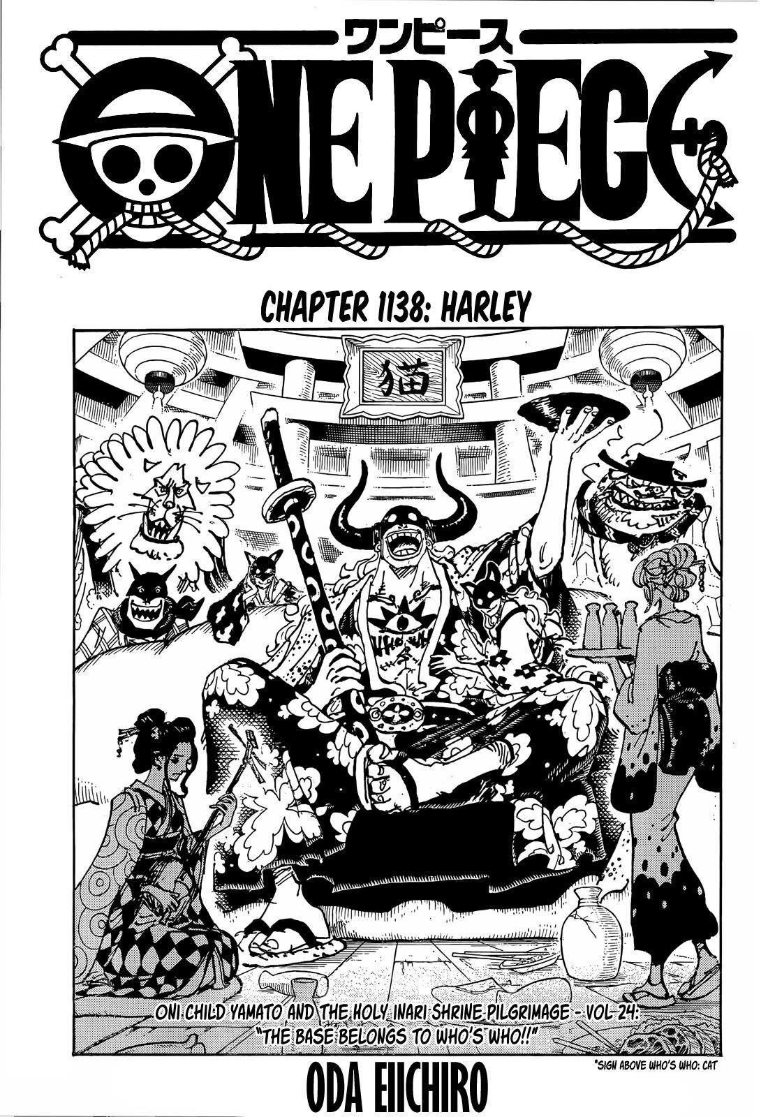 One Piece - Chapter 1138 Page 1