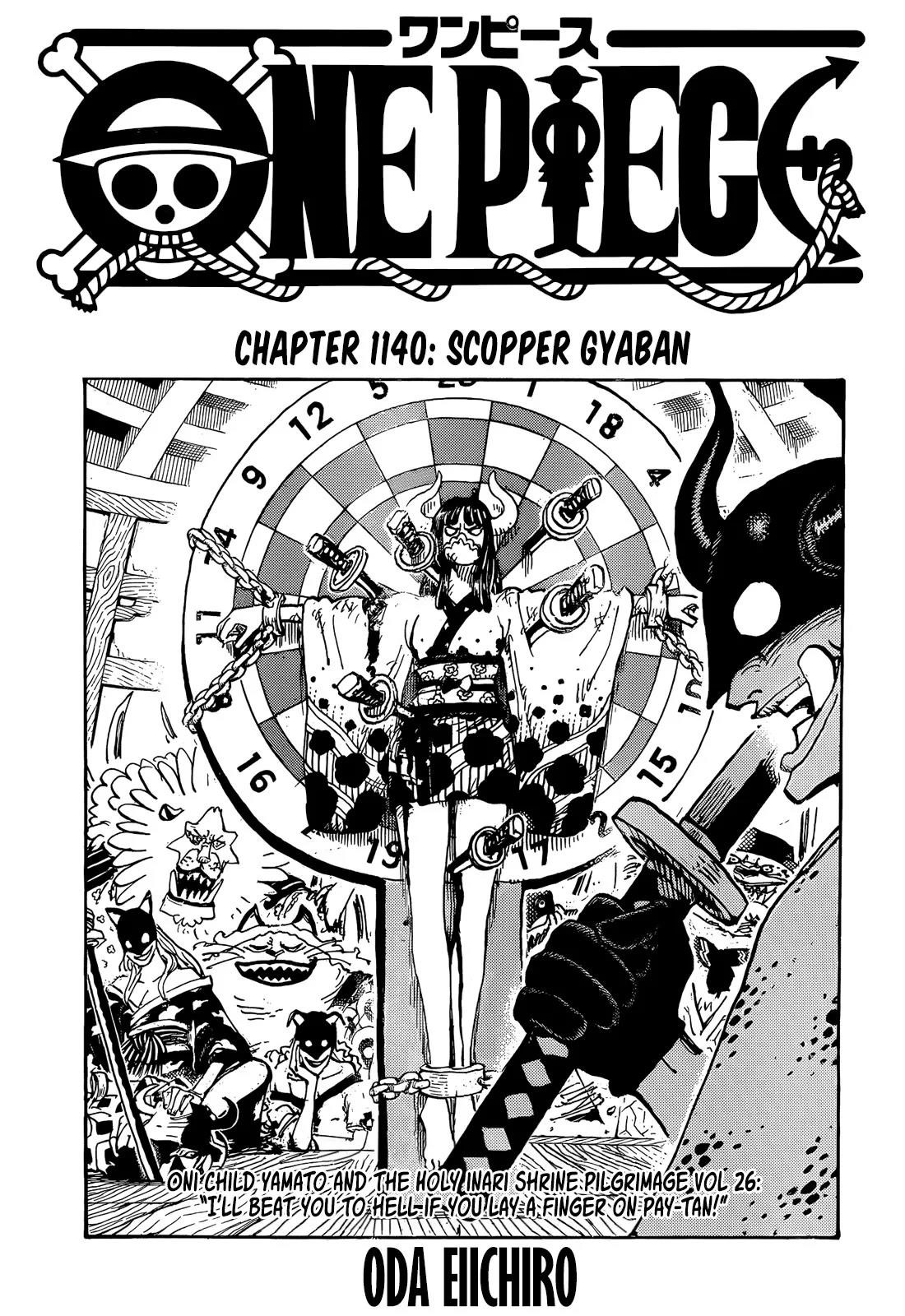 One Piece - Chapter 1140 Page 1