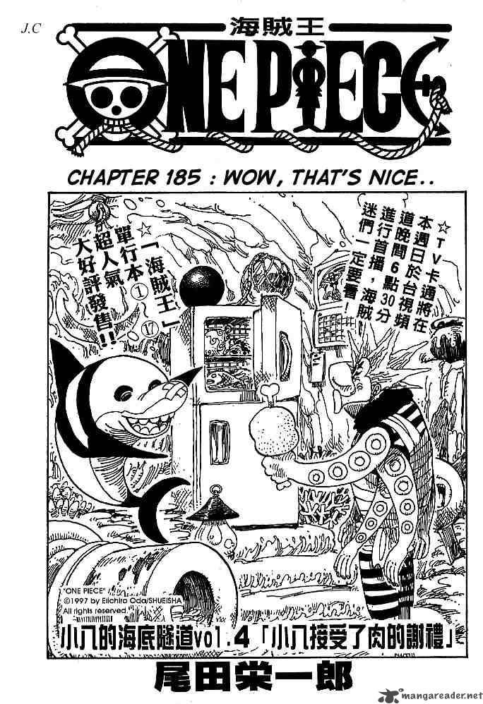 One Piece - Chapter 185 Page 1