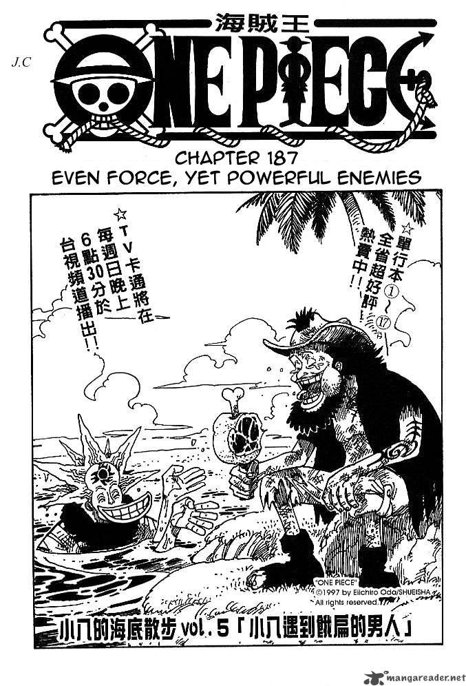 One Piece - Chapter 187 Page 1