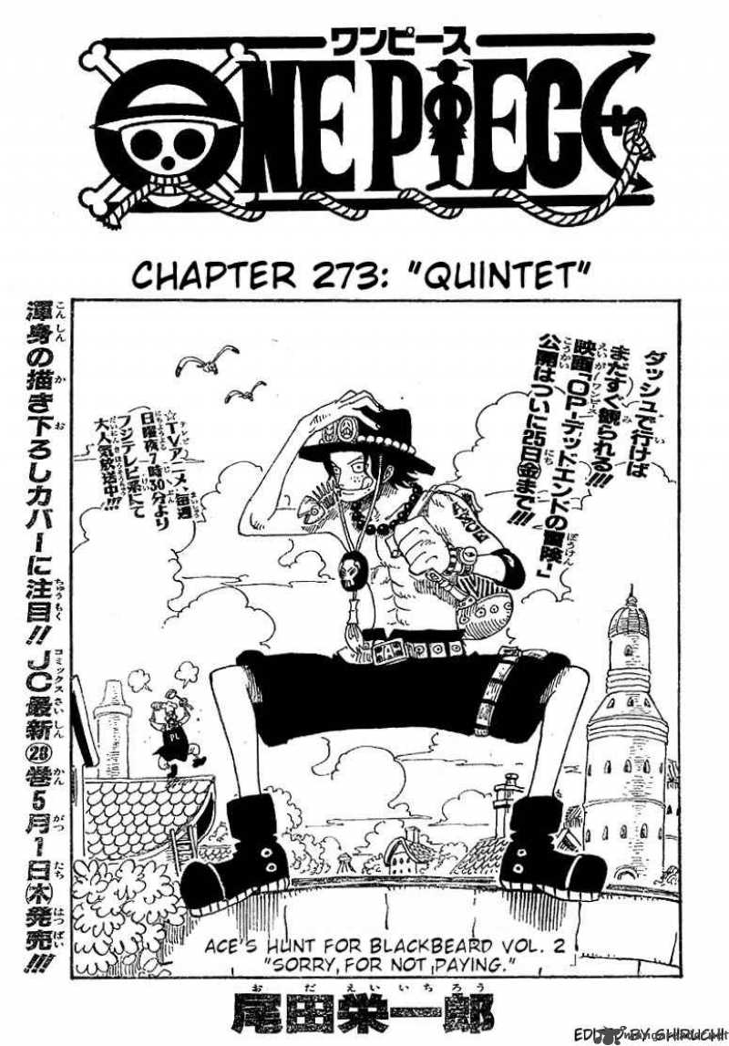 One Piece - Chapter 273 Page 1