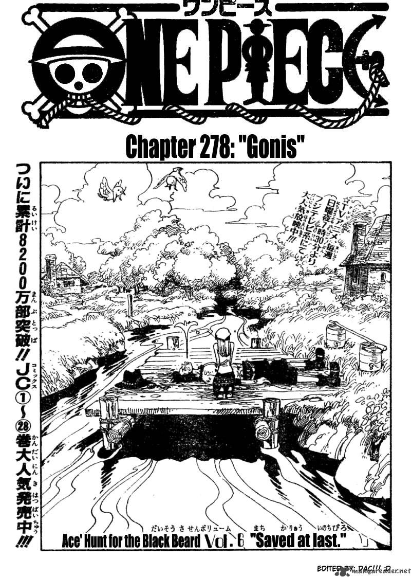 One Piece - Chapter 278 Page 1