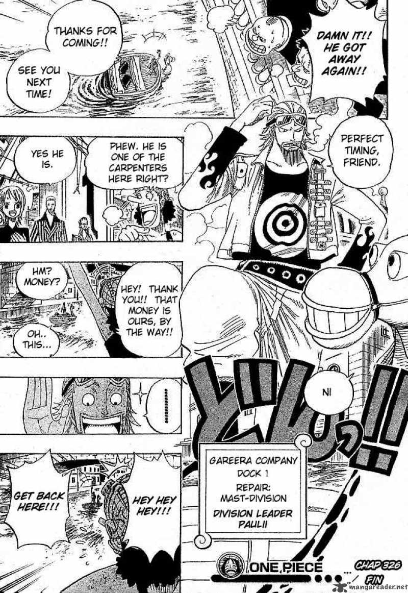 One Piece - Chapter 326 Page 17