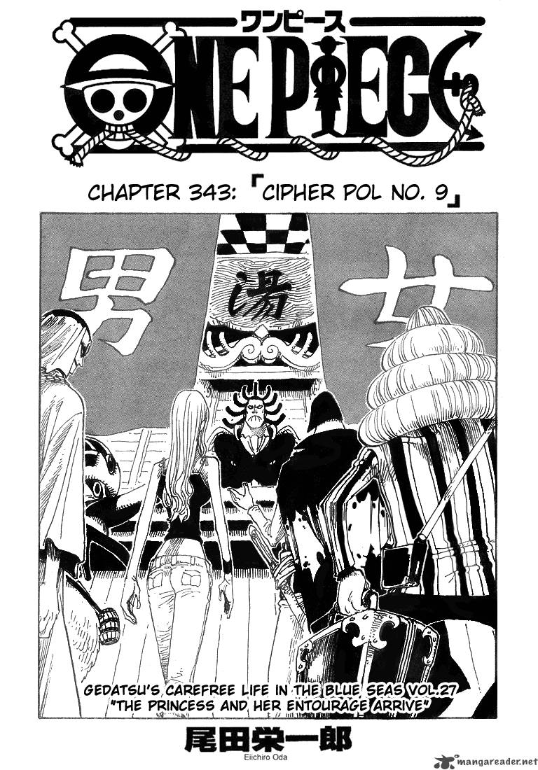 One Piece - Chapter 343 Page 1