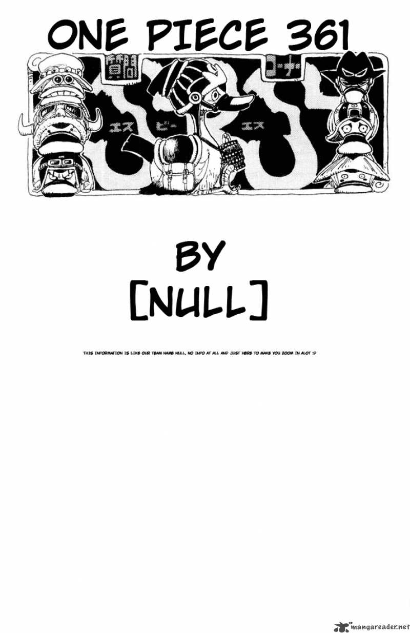 One Piece - Chapter 361 Page 20