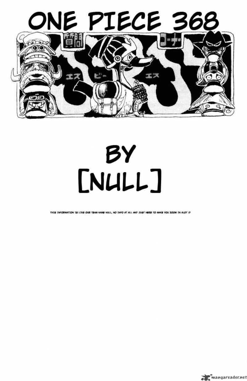 One Piece - Chapter 368 Page 1