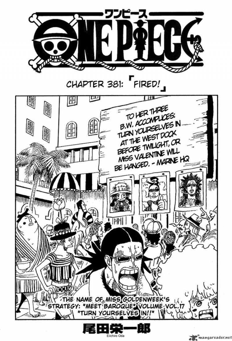 One Piece - Chapter 381 Page 1