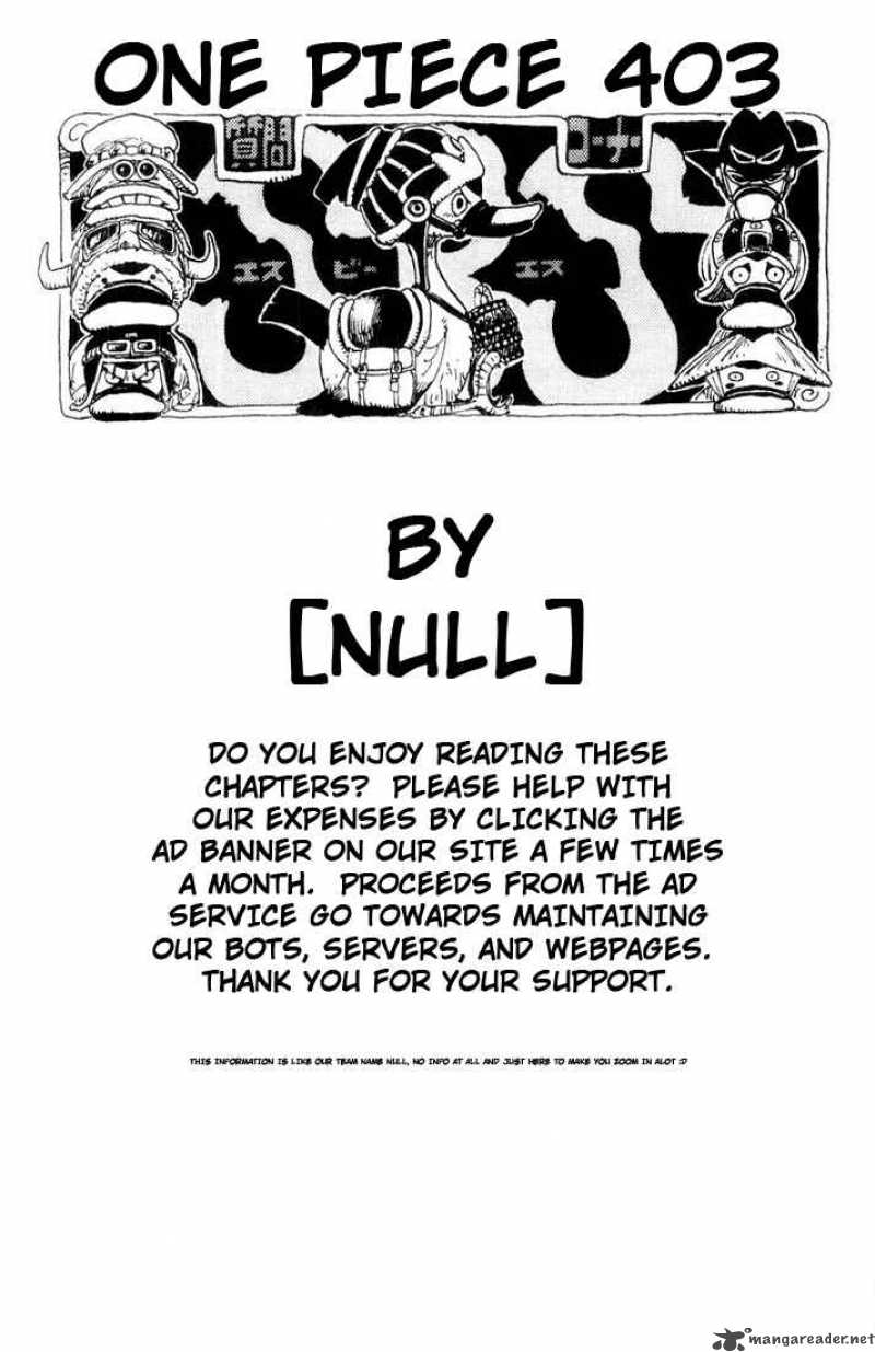 One Piece - Chapter 403 Page 20