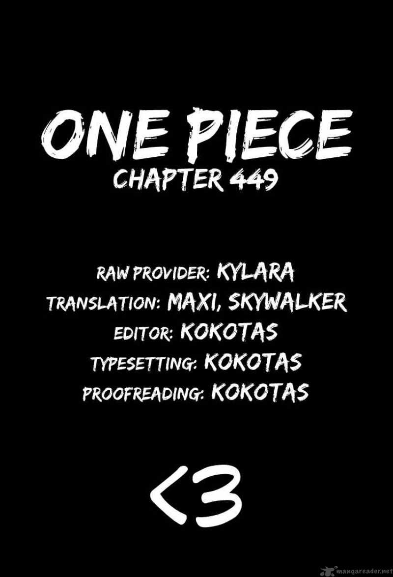 One Piece - Chapter 449 Page 18