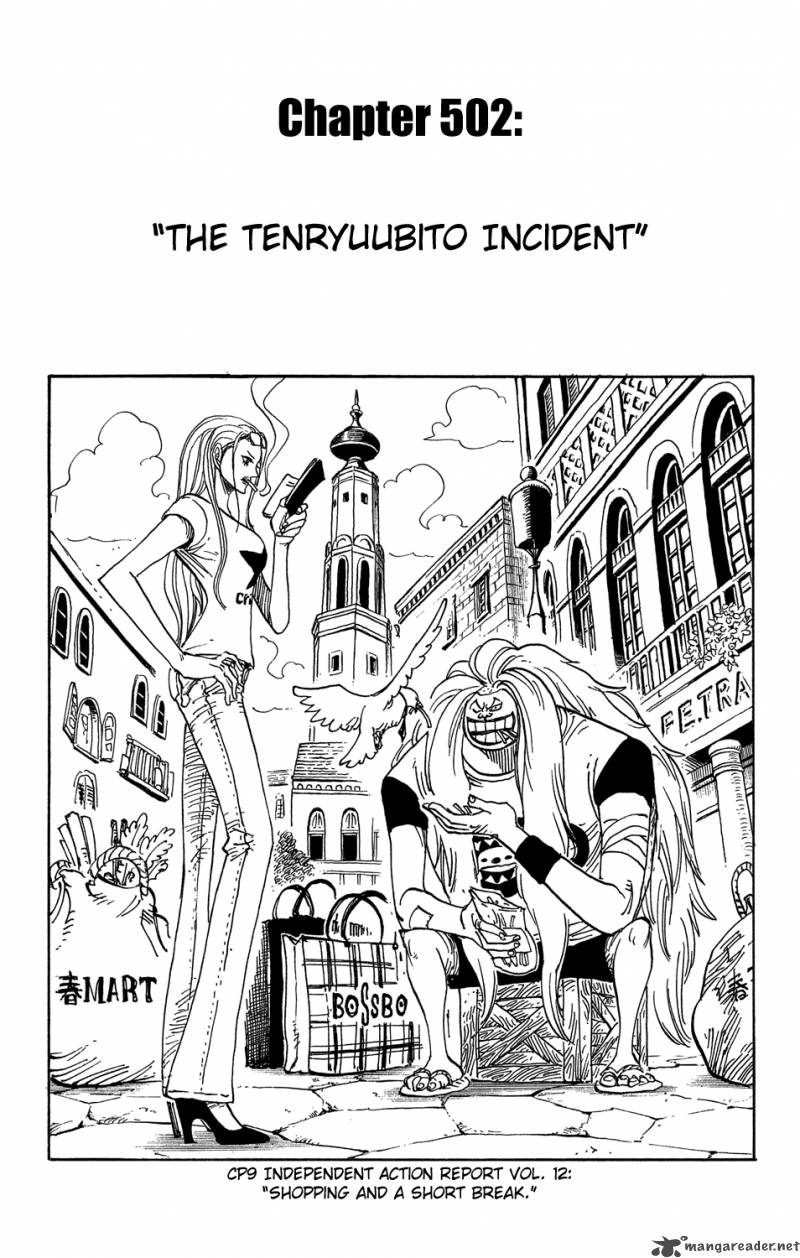 One Piece - Chapter 502 Page 1