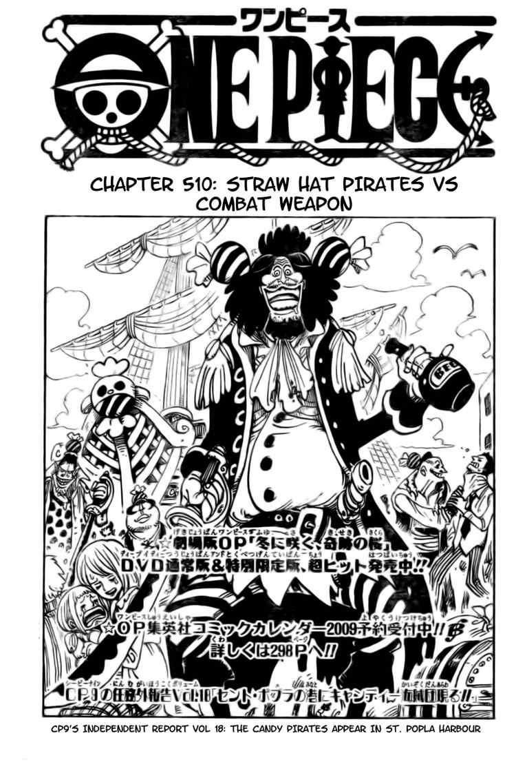 One Piece - Chapter 510 Page 1