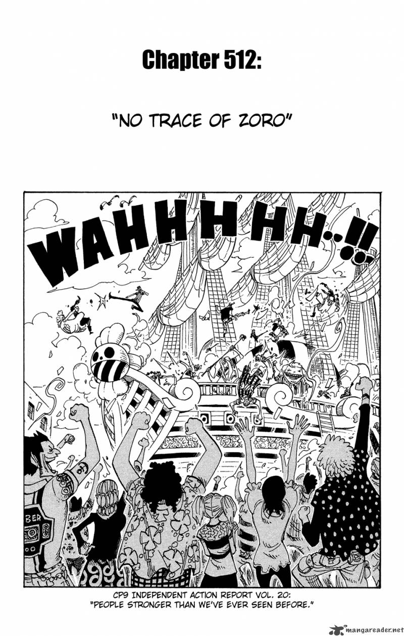 One Piece - Chapter 512 Page 1