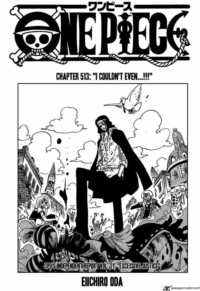 One Piece - Chapter 513 Page 1