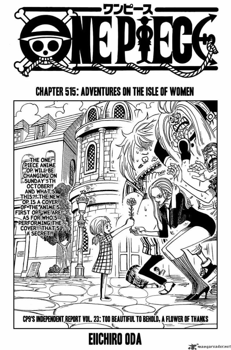 One Piece - Chapter 515 Page 1