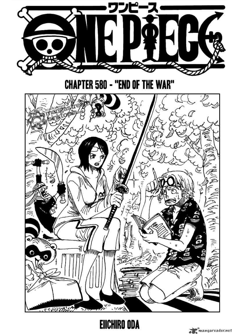 One Piece - Chapter 580 Page 1