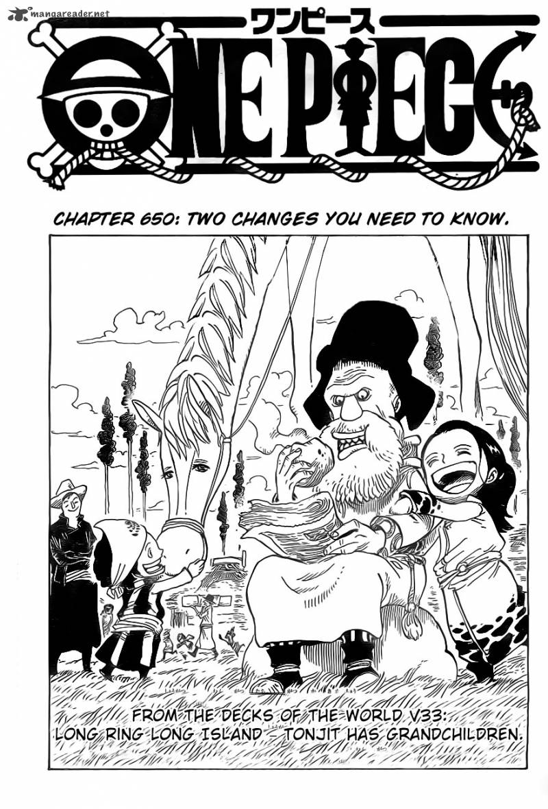 One Piece - Chapter 650 Page 1