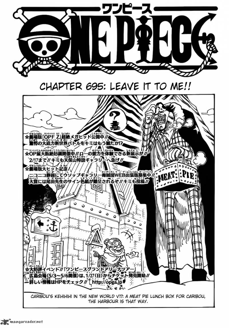 One Piece - Chapter 695 Page 3