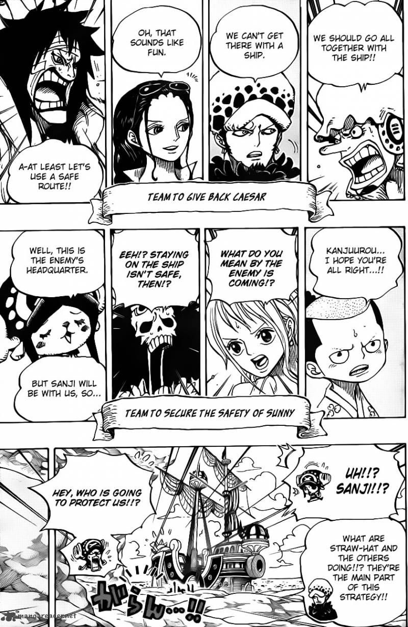 One Piece - Chapter 701 Page 9