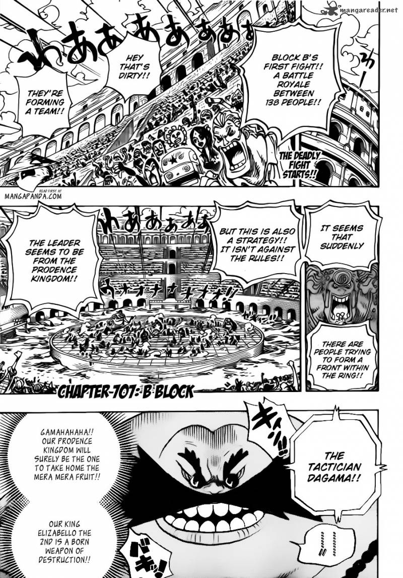 One Piece - Chapter 707 Page 2