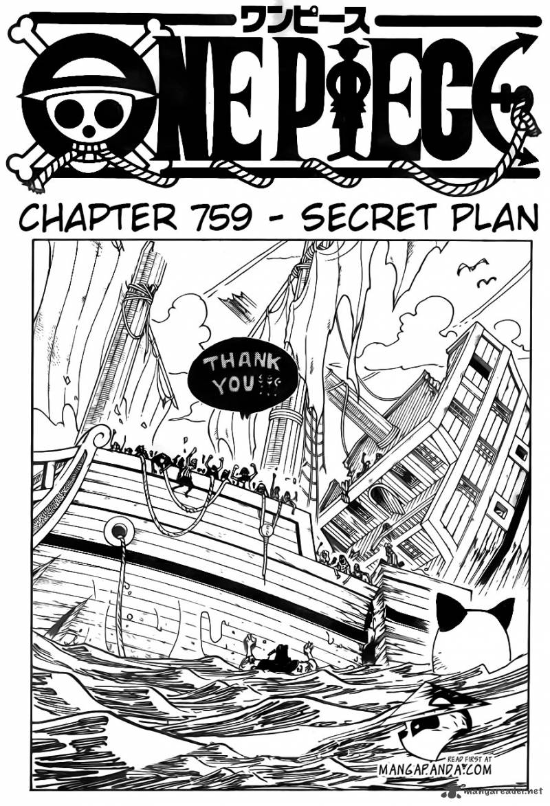 One Piece - Chapter 759 Page 2