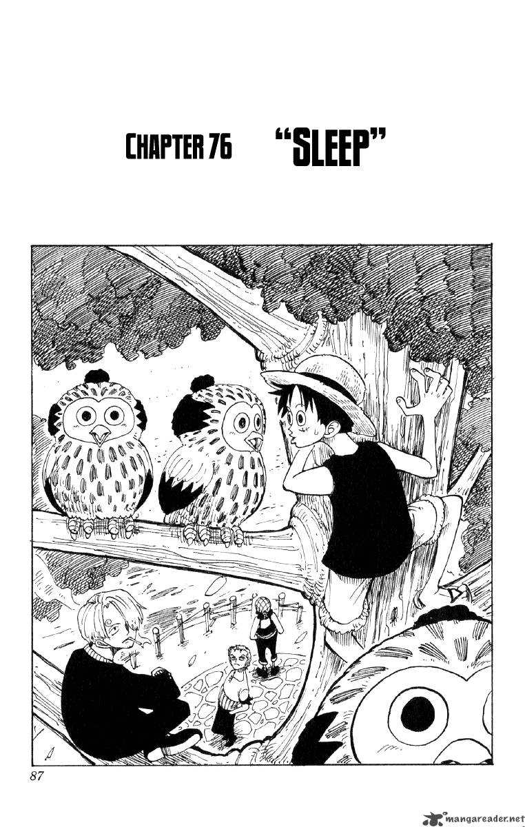 One Piece - Chapter 76 Page 1