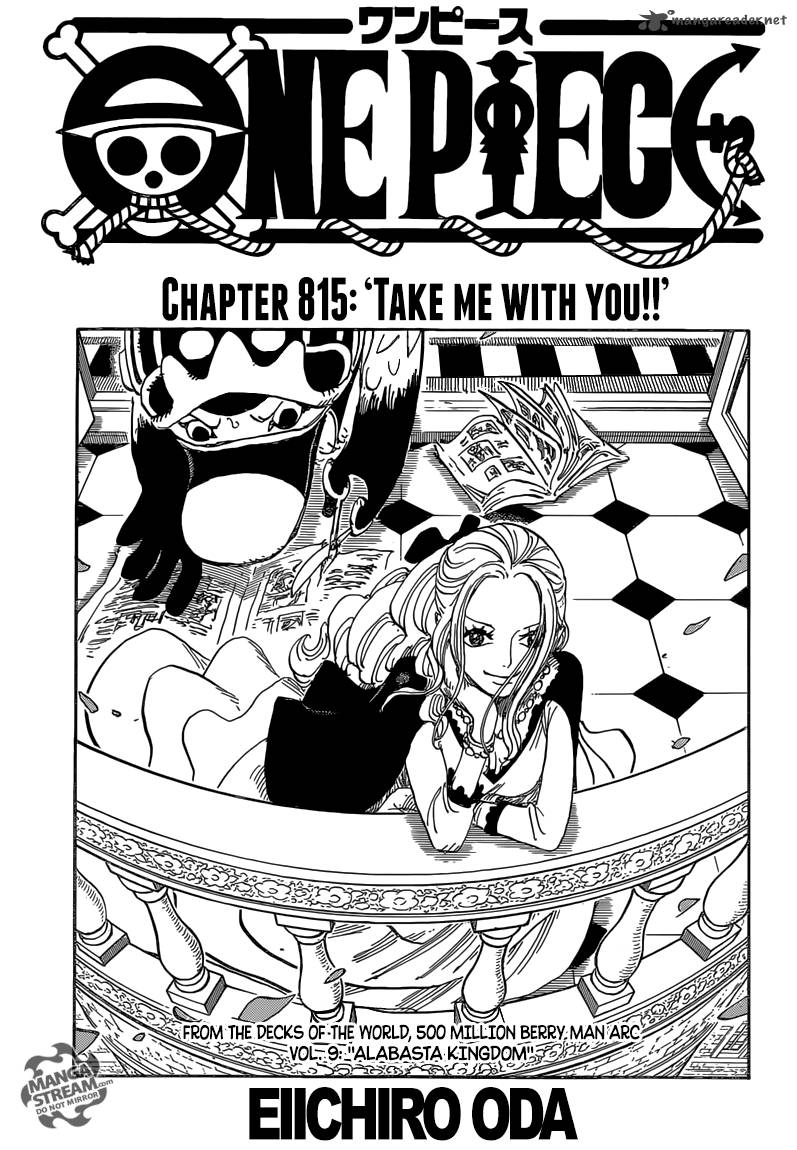 One Piece - Chapter 815 Page 1