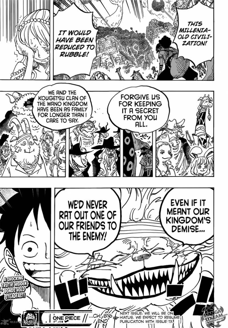 One Piece - Chapter 816 Page 18