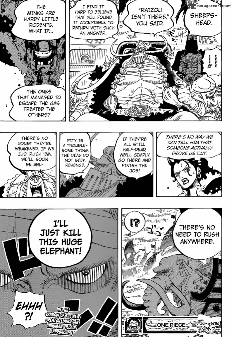 One Piece - Chapter 819 Page 19