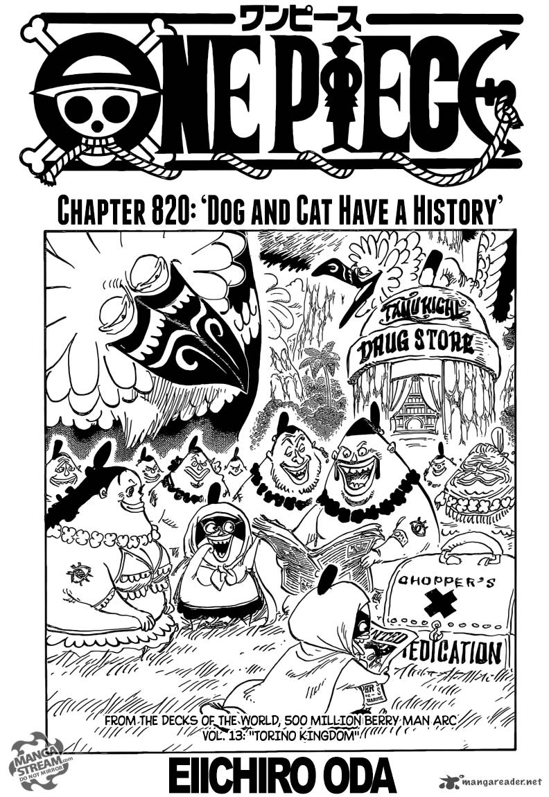 One Piece - Chapter 820 Page 1