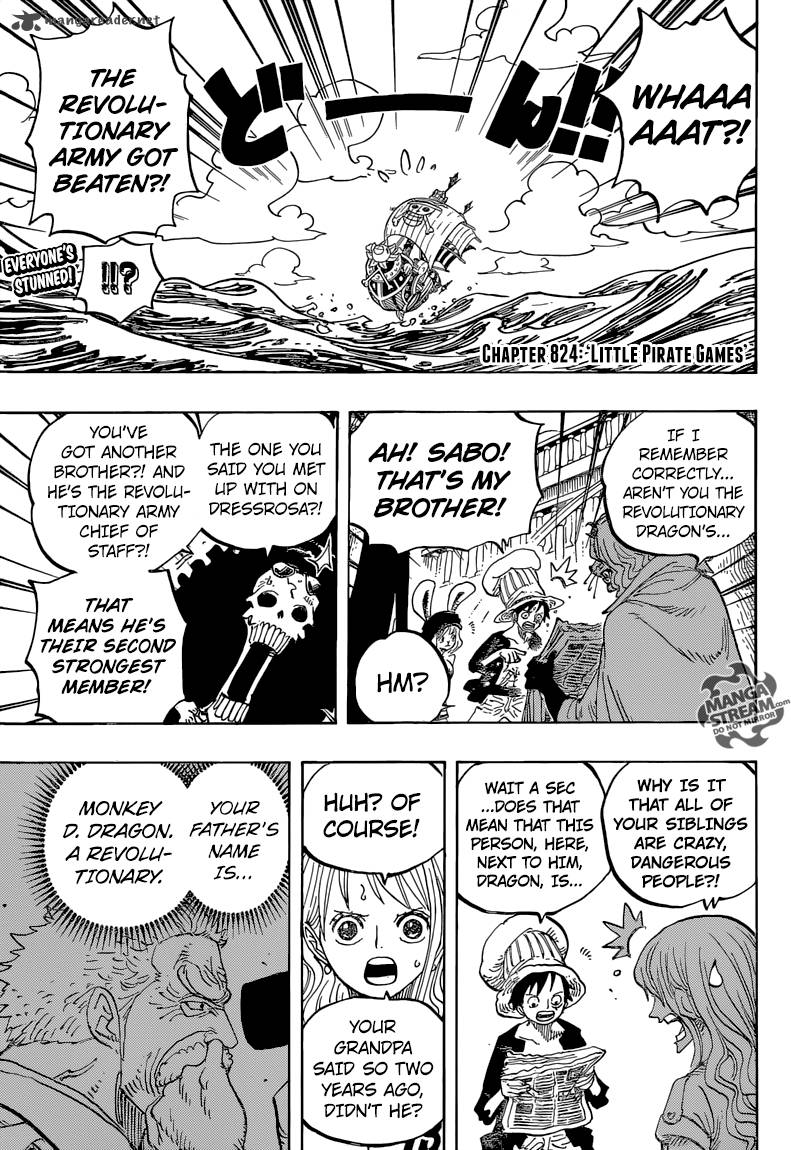 One Piece - Chapter 824 Page 4