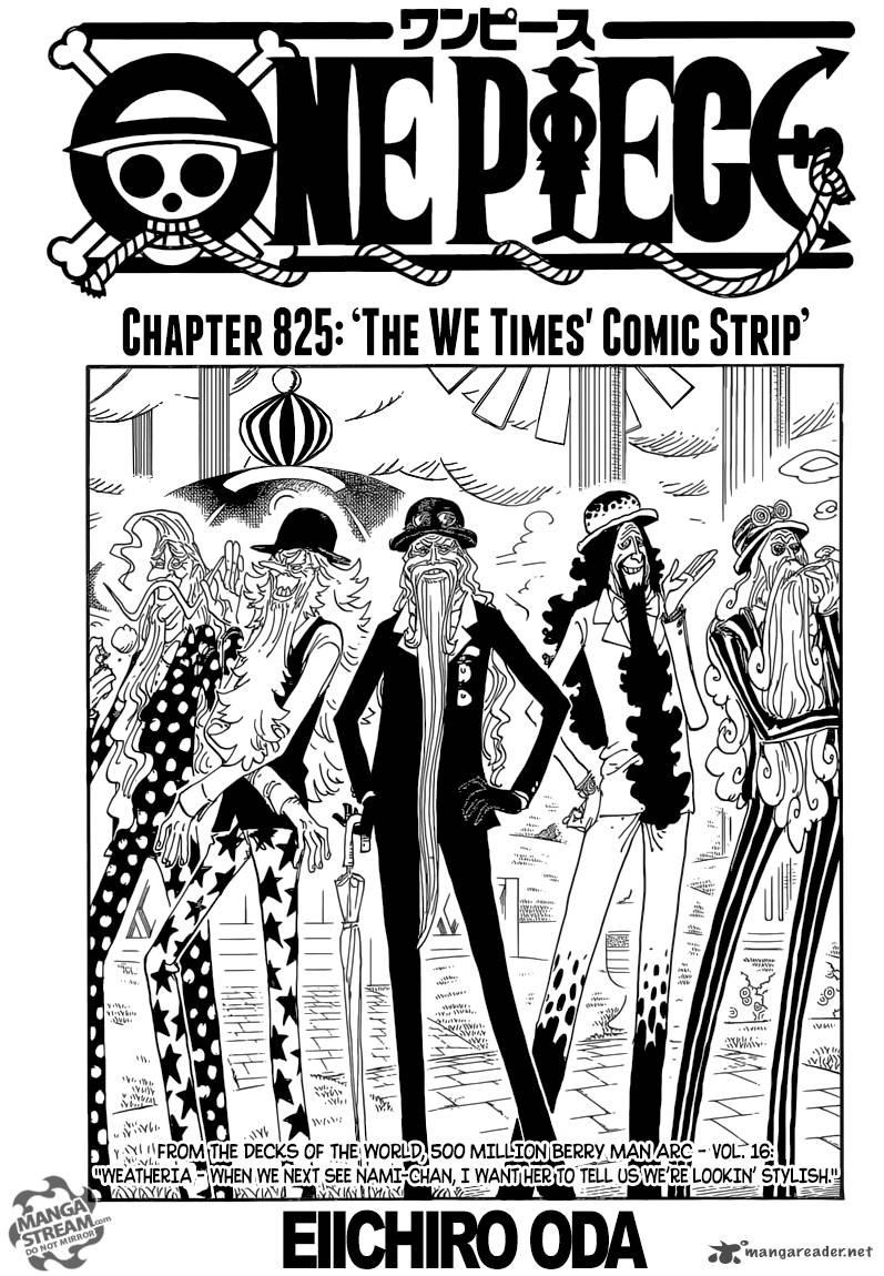 One Piece - Chapter 825 Page 1