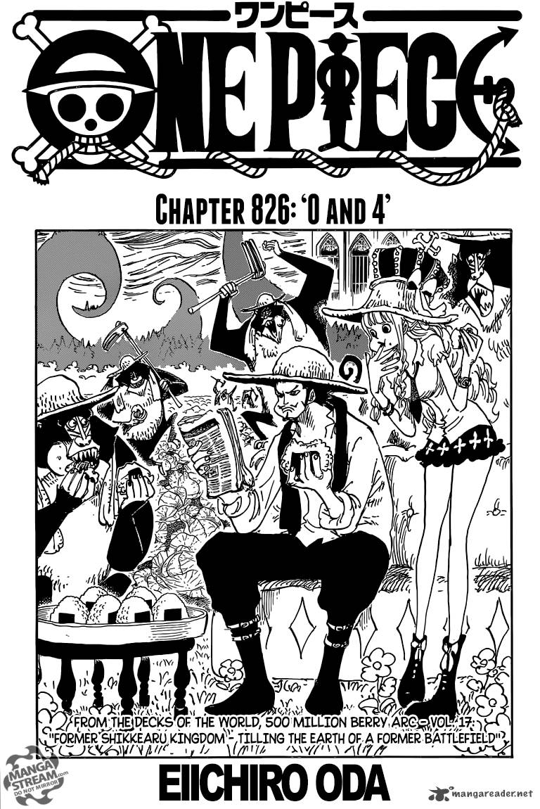 One Piece - Chapter 826 Page 1