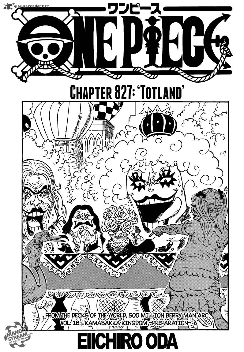 One Piece - Chapter 827 Page 1