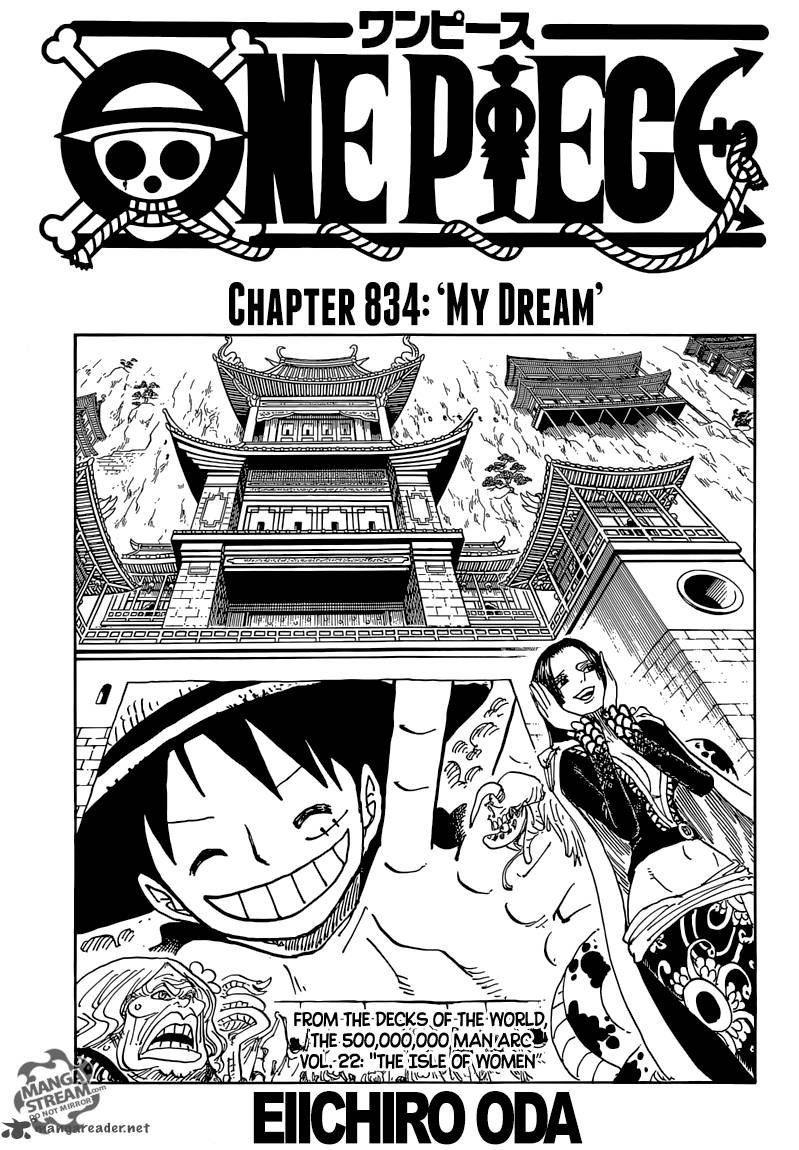 One Piece - Chapter 834 Page 1