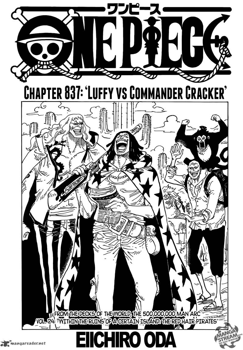 One Piece - Chapter 837 Page 1