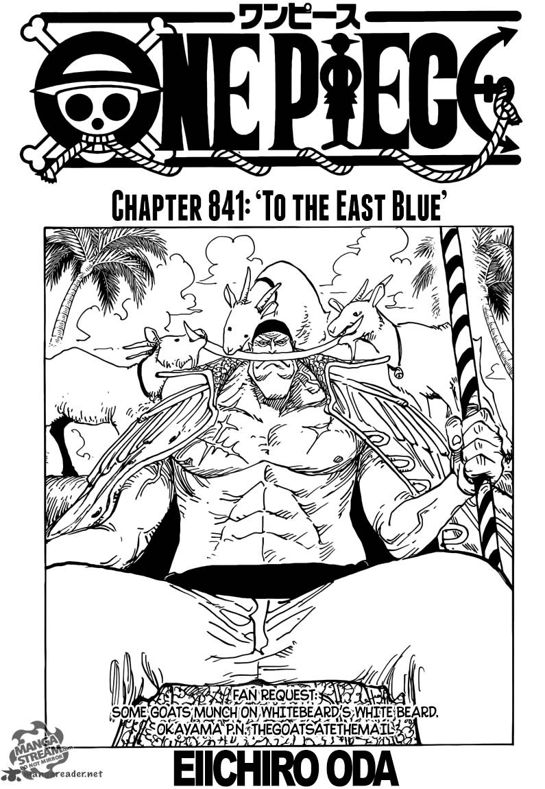 One Piece - Chapter 841 Page 1