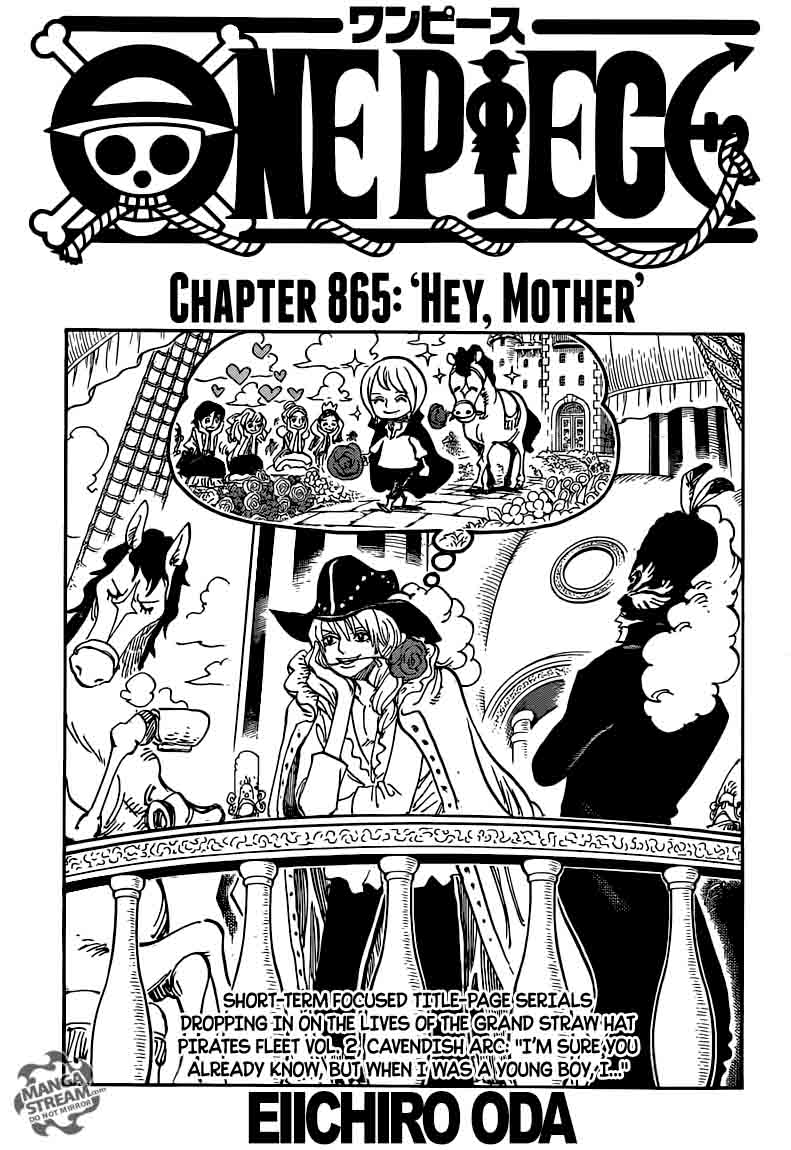 One Piece - Chapter 865 Page 1