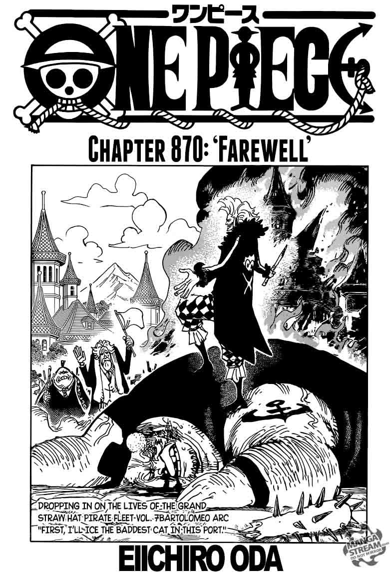 One Piece - Chapter 870 Page 1