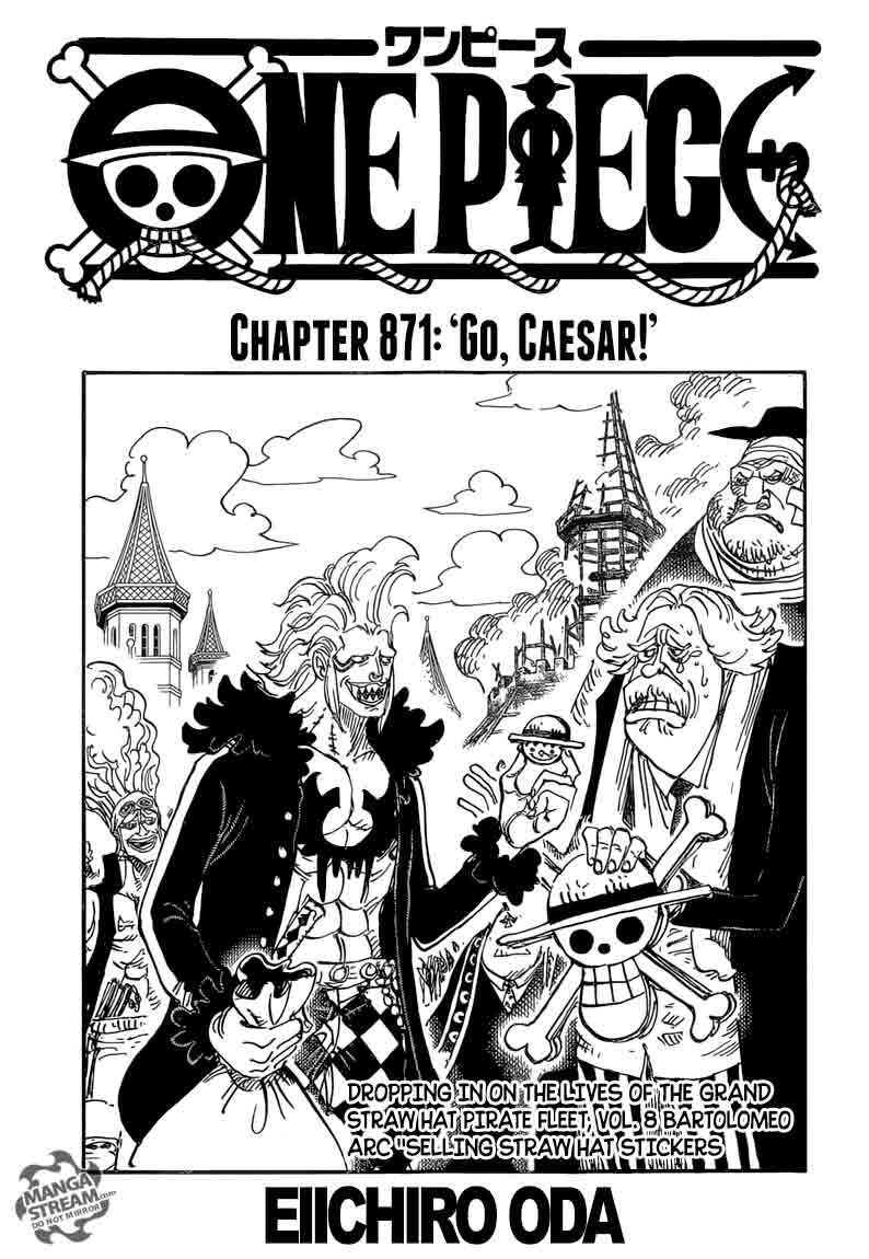 One Piece - Chapter 871 Page 1