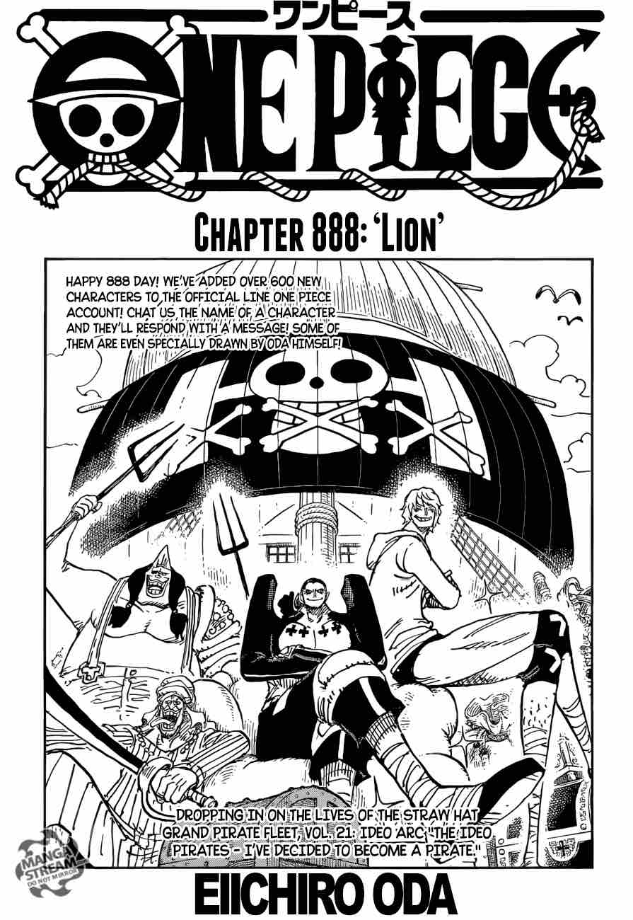 One Piece - Chapter 888 Page 1