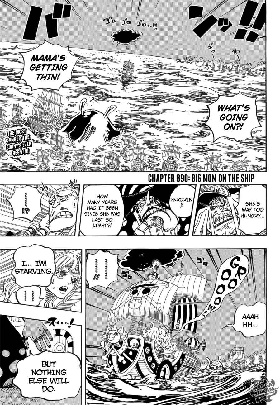 One Piece - Chapter 890 Page 3