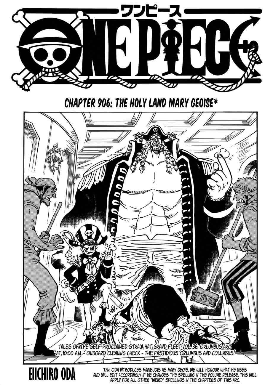 One Piece - Chapter 906 Page 1