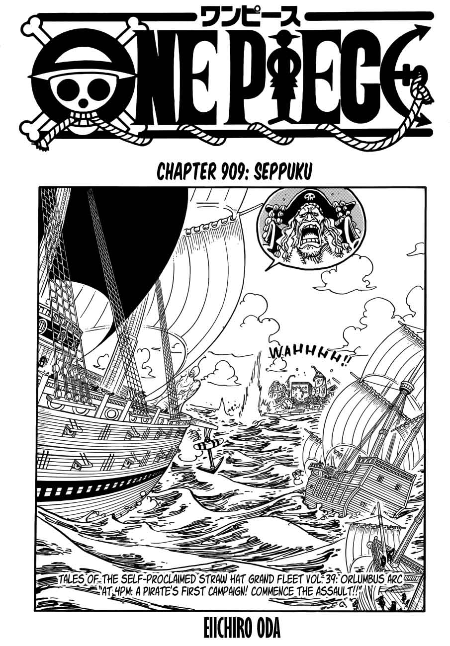 One Piece - Chapter 909 Page 1