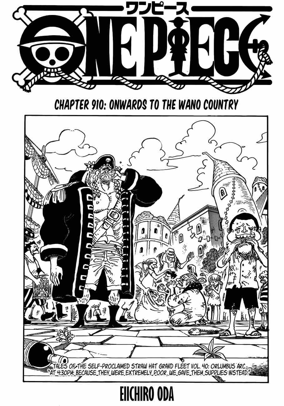 One Piece - Chapter 910 Page 1