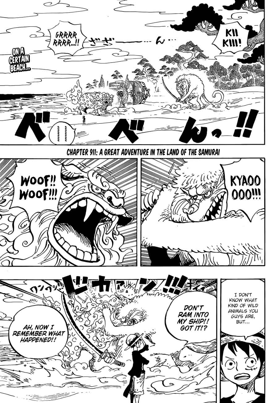 One Piece - Chapter 911 Page 2