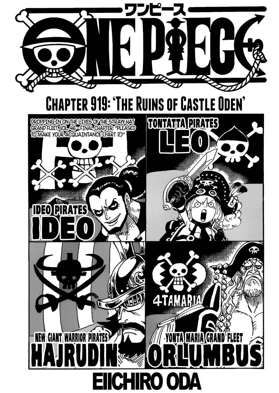 One Piece - Chapter 919 Page 1